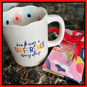 🌸NWT🌸 Cute 20 oz. Mug, Note Pad & Pen Set 🌸